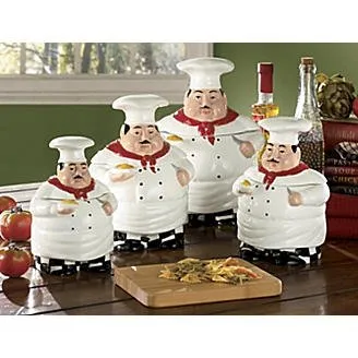 13225 little fat chef figurines