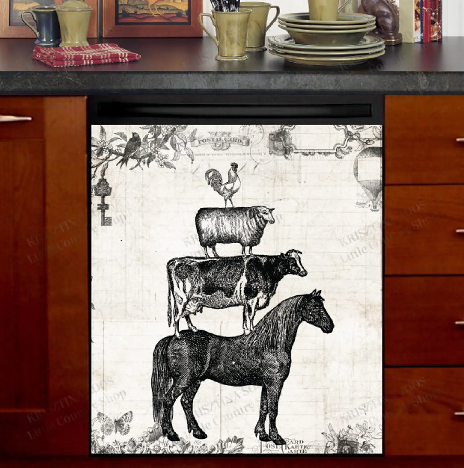 13253 dishwasher magnet cover matching decor