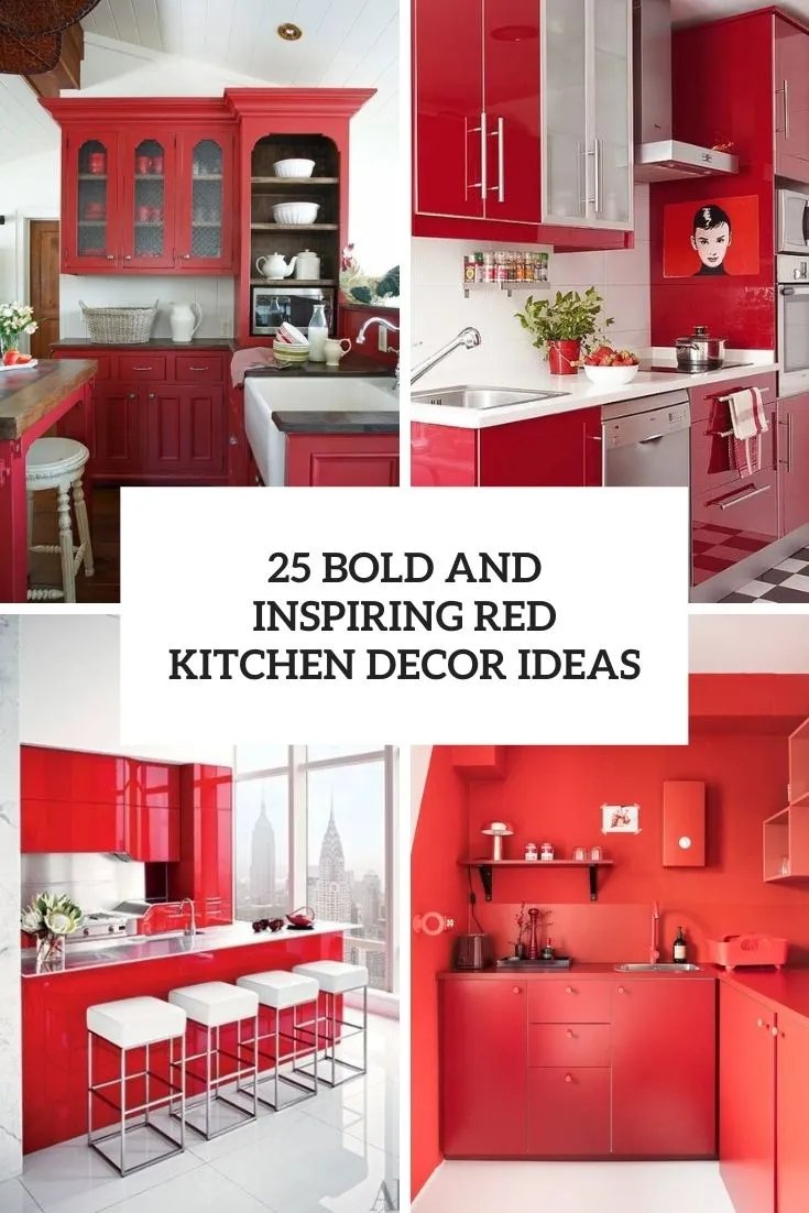13270 red kitchen inspiration