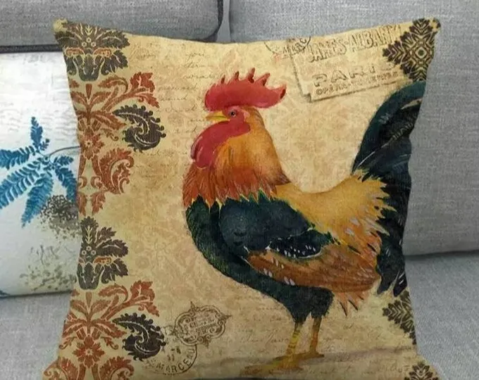 13281 rooster wall art