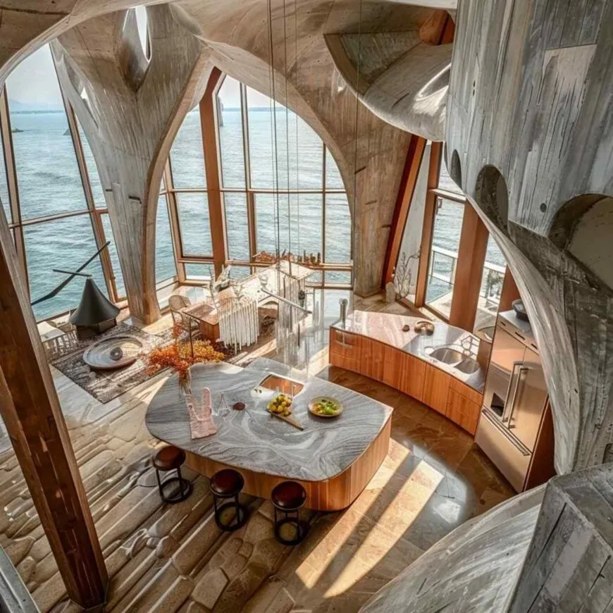 13286 gothic kitchen metal accents