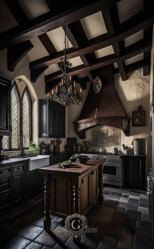 13286 gothic kitchen textiles