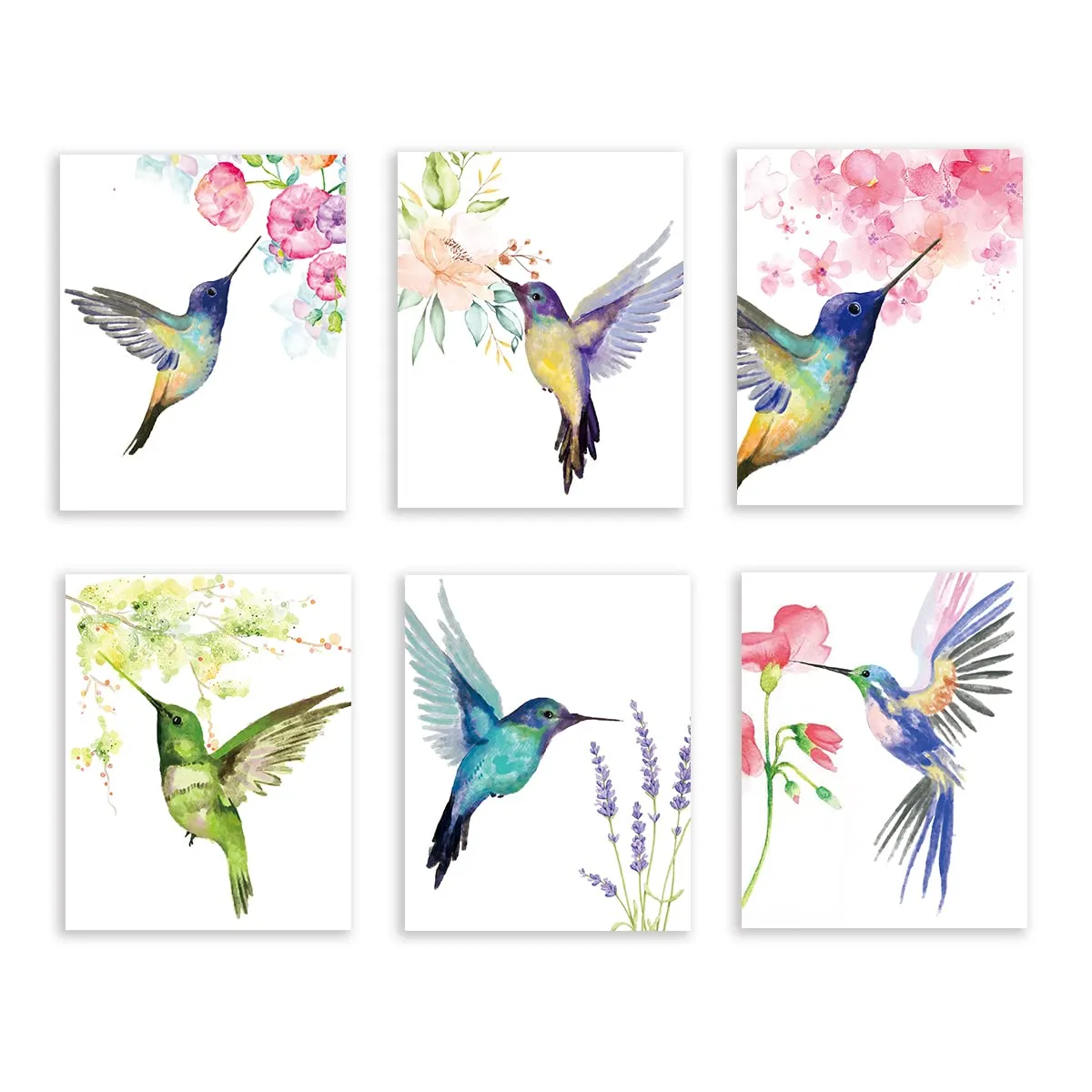 13287 hummingbird wall art
