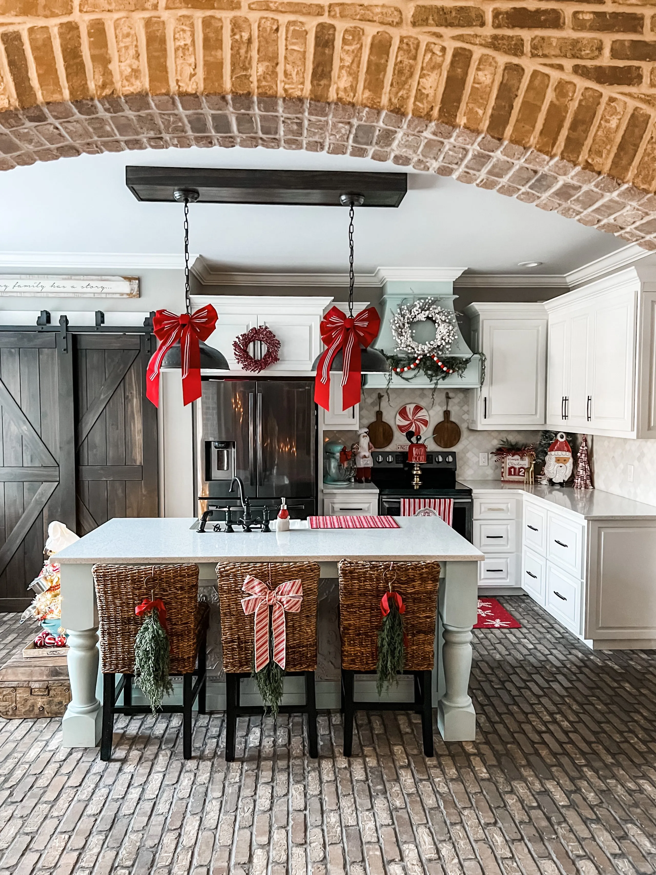 13291 charming christmas kitchen decor