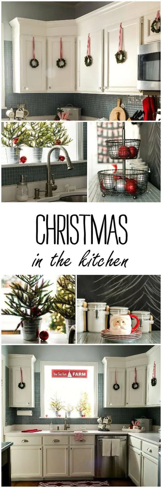 13294 diy christmas kitchen countertop