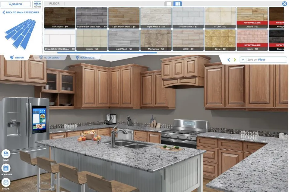 13315 3d kitchen visualization