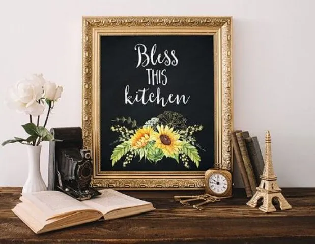 13319 sunflower kitchen accessories
