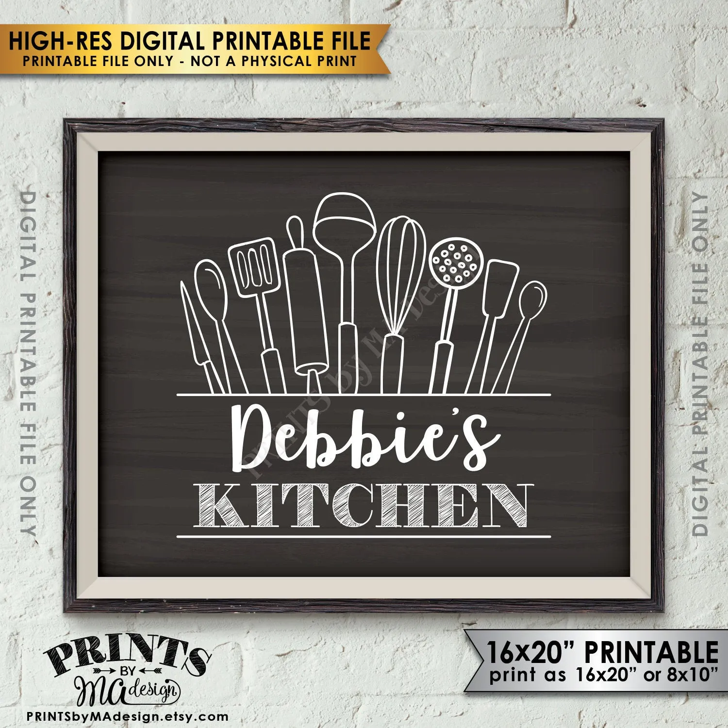 13326 personalized kitchen sign