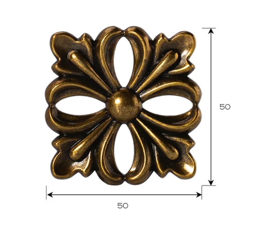 13390 antique brass kitchen shelves