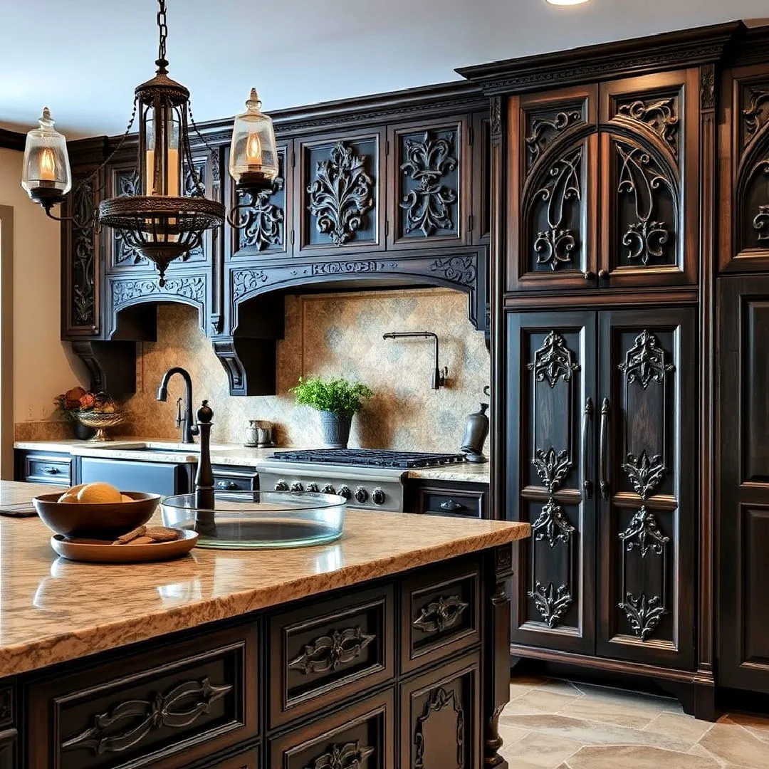 13418 gothic kitchen design elements