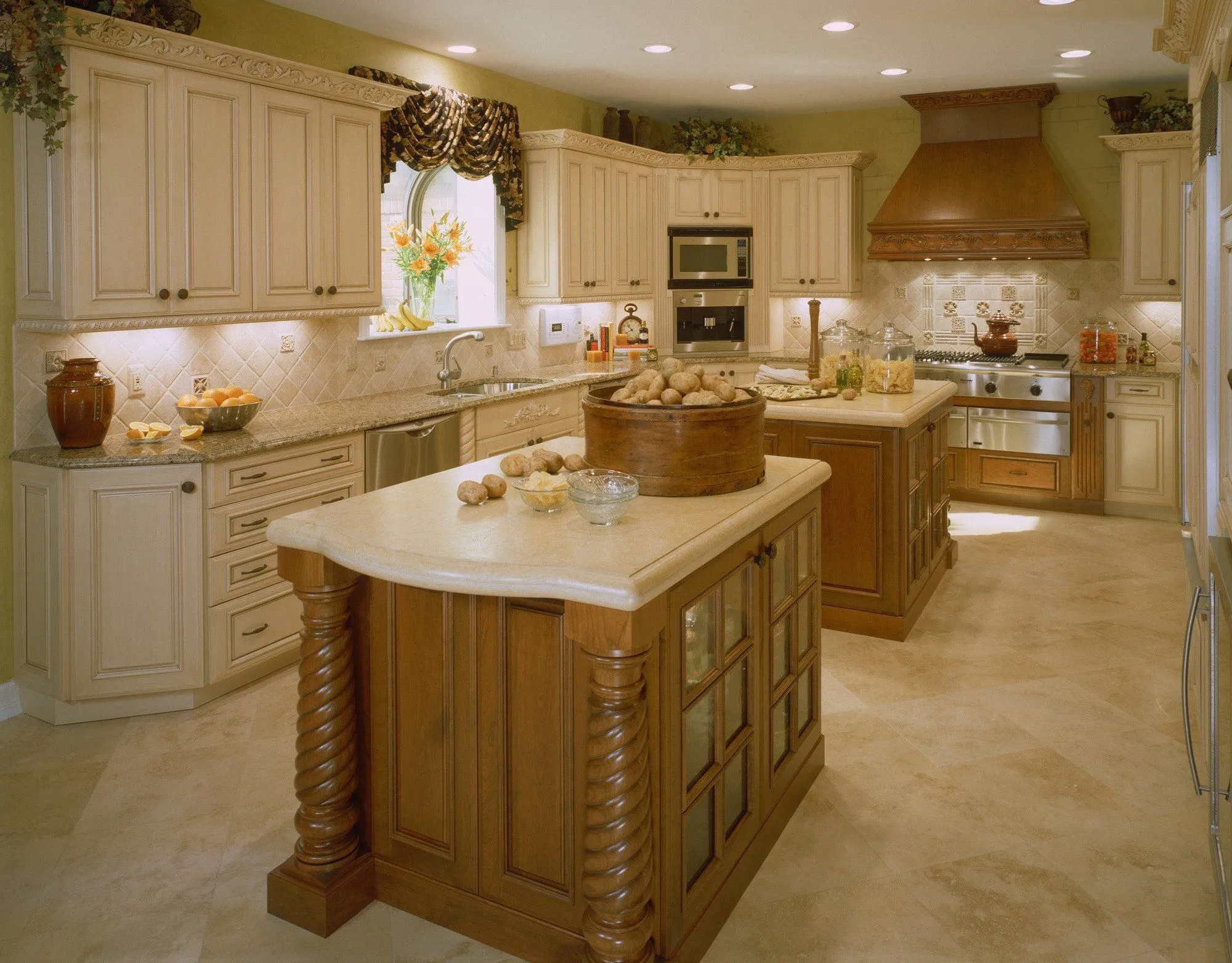 13429 brown kitchen leather elements