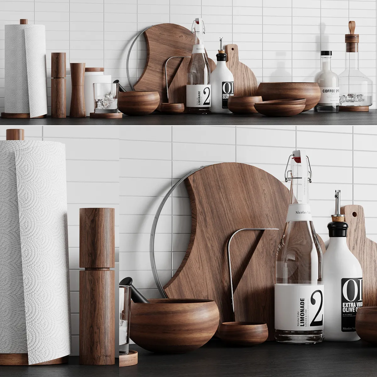 13430 kitchen decor 3d model 1