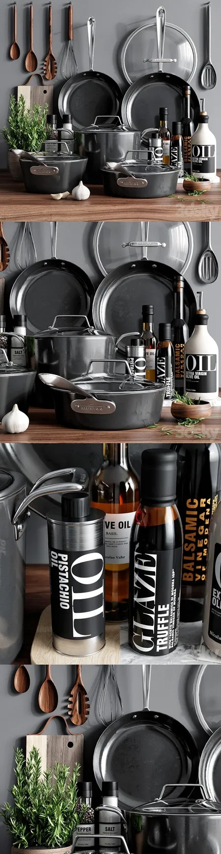 13430 kitchen decor 3d model 2