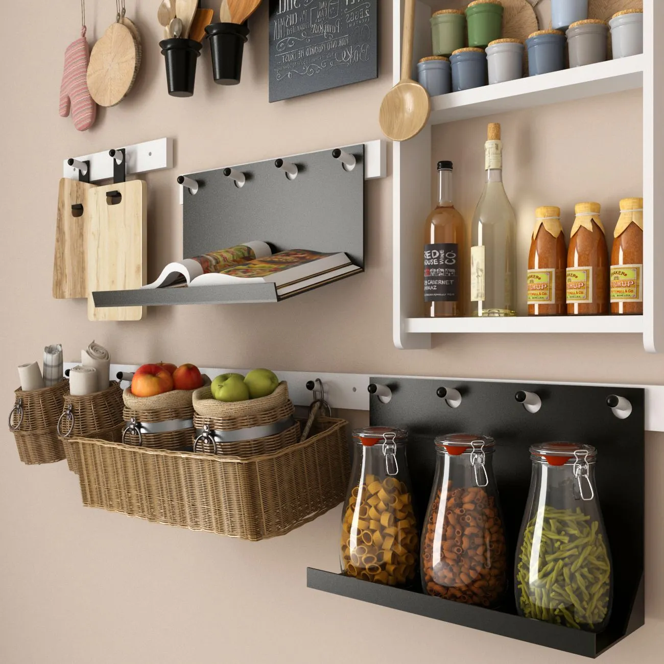 13430 kitchen decor 3d model 4