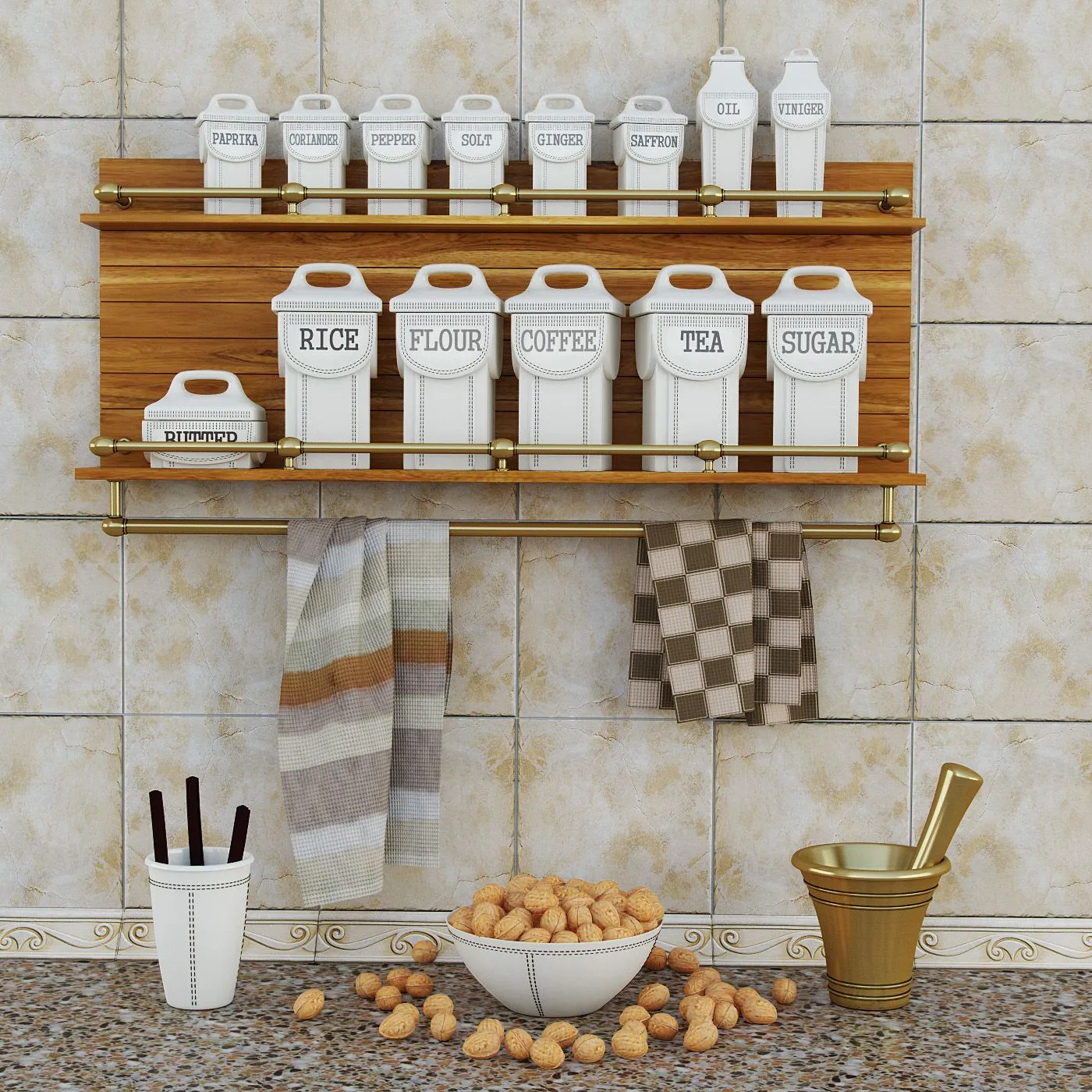 13430 kitchen decor 3d model 5
