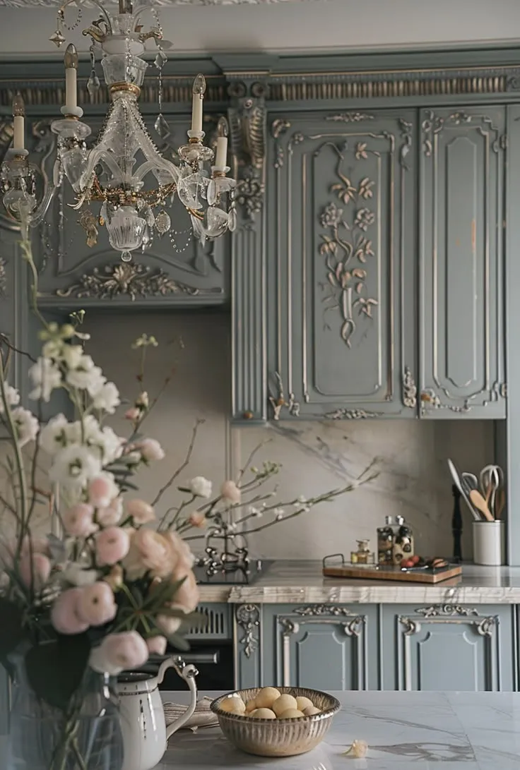 13435 french parisian kitchen decor overview