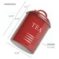 13453 rustic red kitchen decor canisters 3
