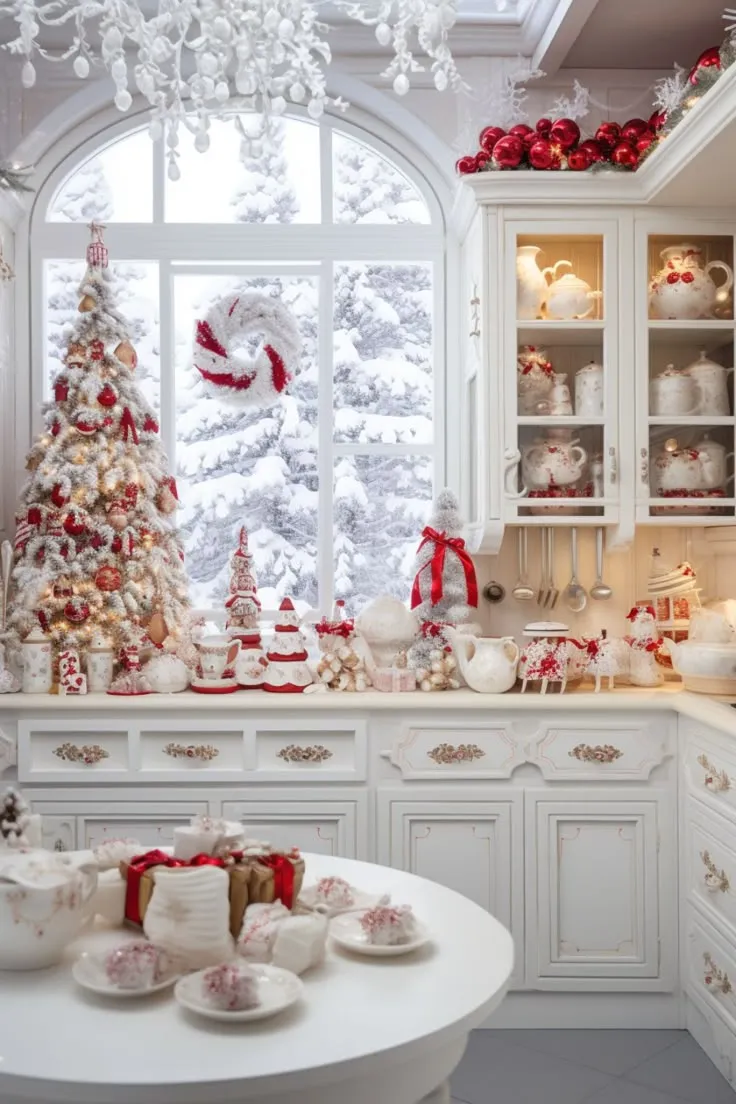 13455 christmas kitchen textiles