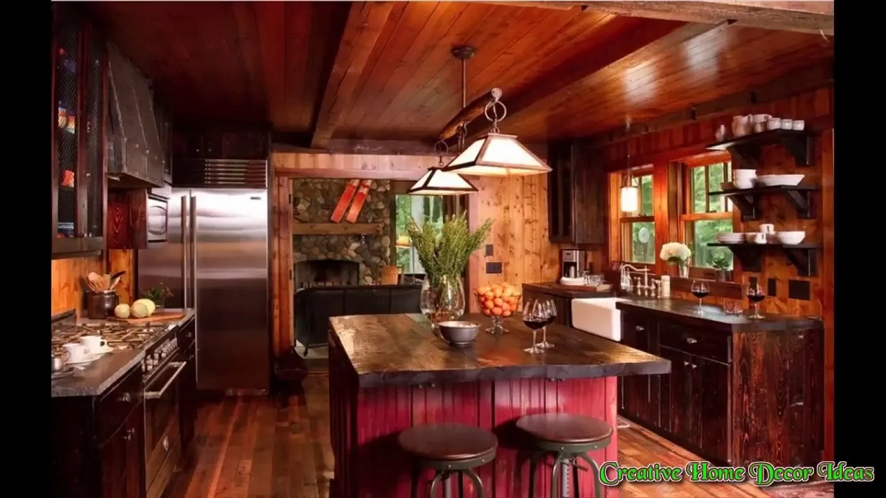13462 rustic red kitchen inspiration