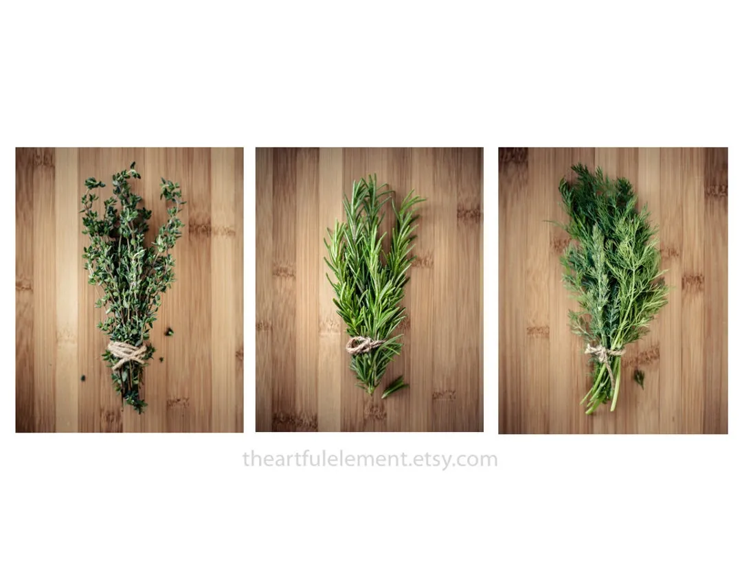 13463 herb print kitchenware