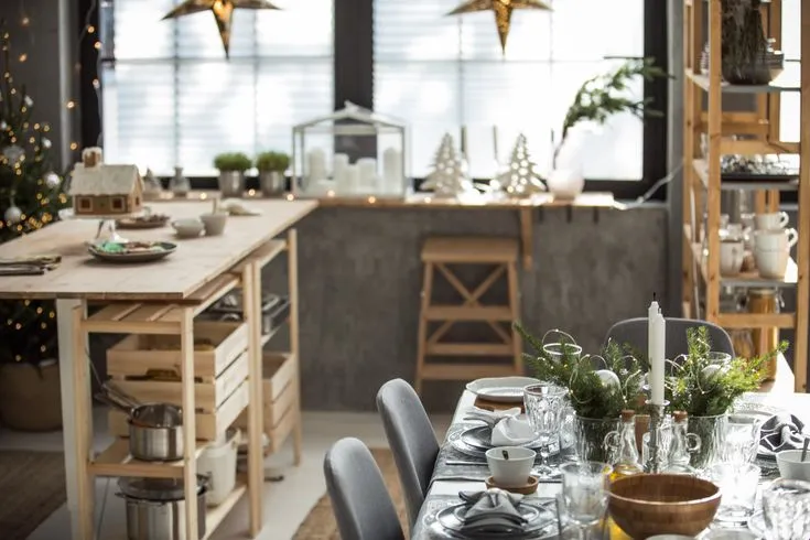 13468 scandinavian christmas kitchen