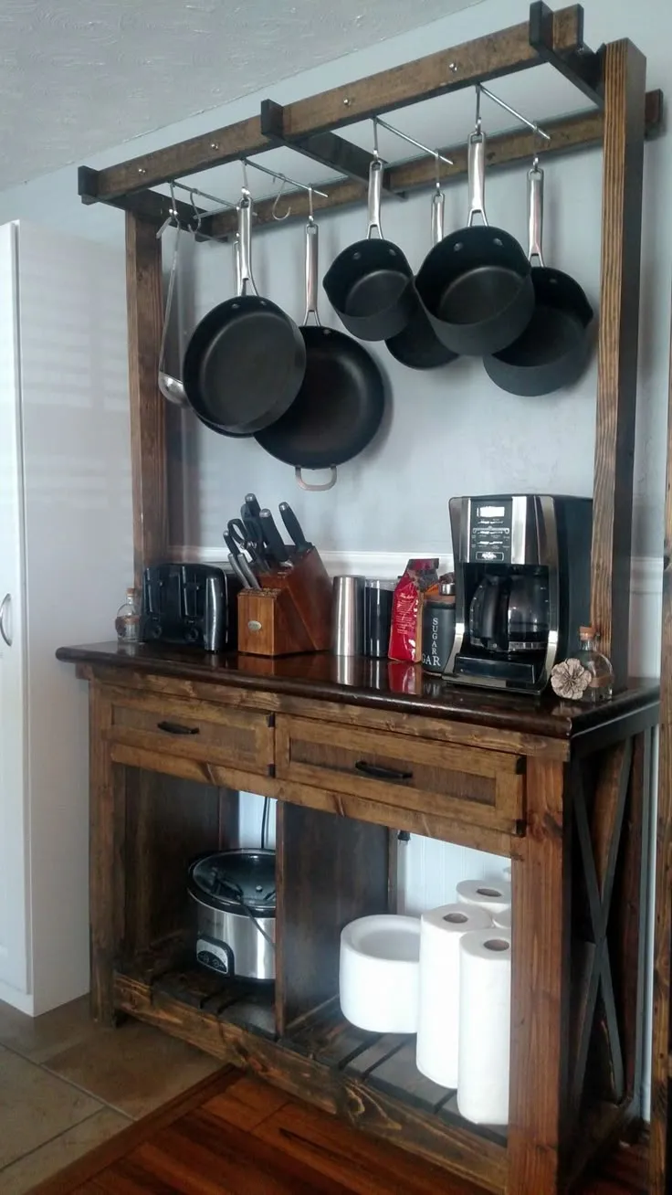 13473 rustic kitchen table