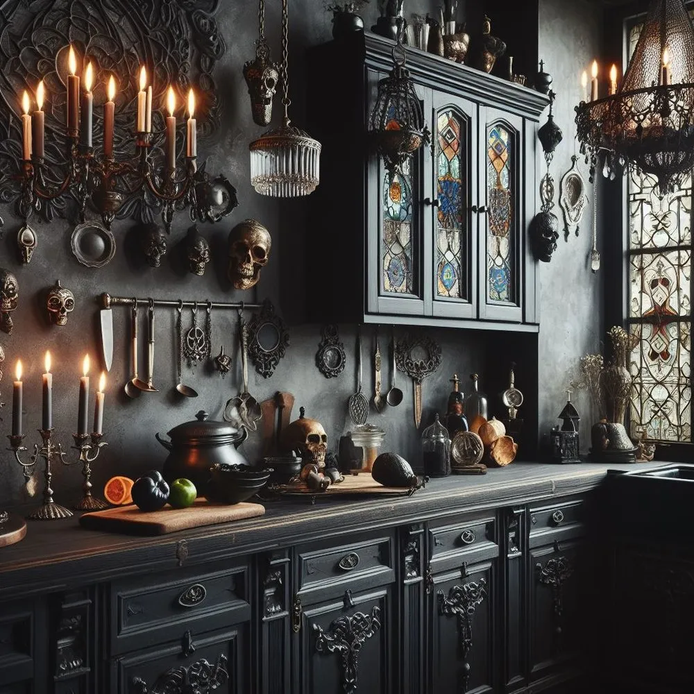 13511 ornate kitchen details